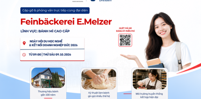 Gặp gỡ & phỏng vấn trực tiếp cùng doanh nghiệp Feinbäckerei E.Melzer- Lĩnh vực: Bánh mì cao cấp