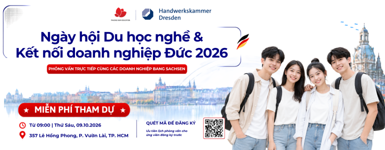 Ngày hội Du học nghề & Kết nối doanh nghiệp Đức 2026